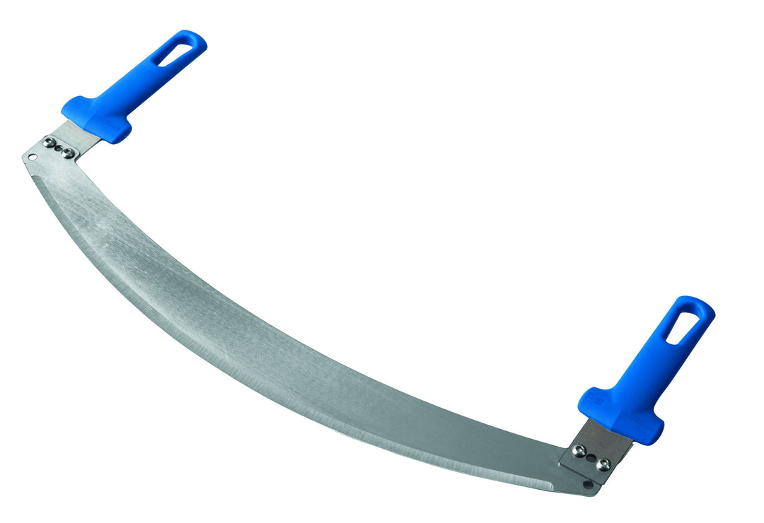 Argheri Gi.Metal 48cm / 19in Stainless Steel Rocker Pizza Cutter front view