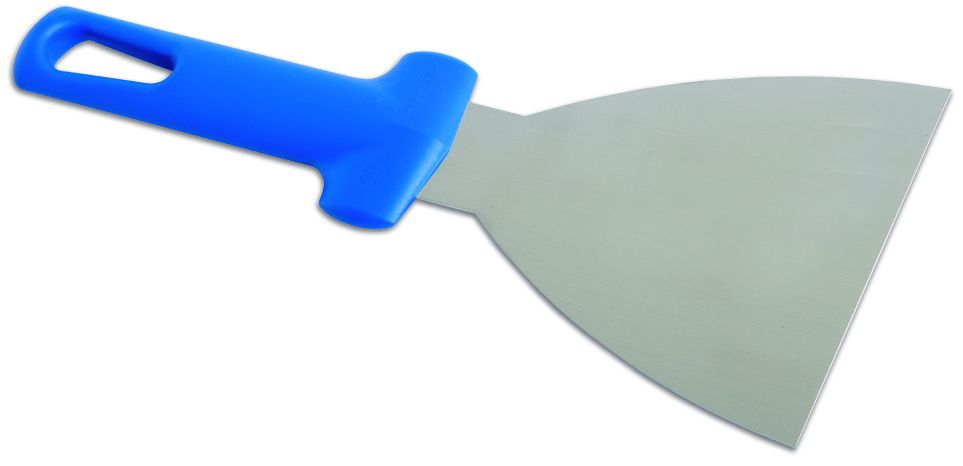Argheri Gi.Metal 12cm / 5in Triangular Stainless Steel Spatula front view