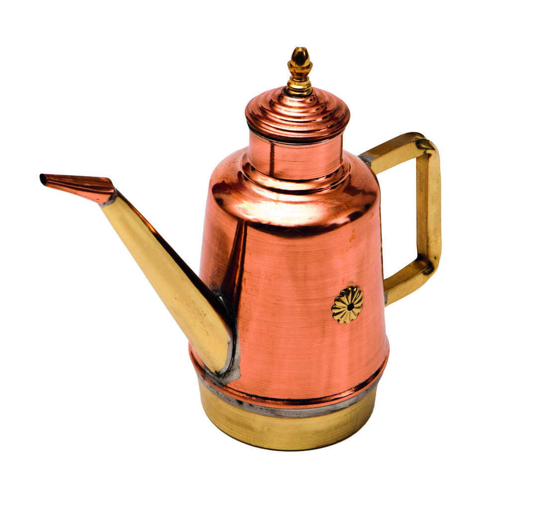 Argheri Gi.Metal 5cm / 2in Copper Oil Can | 0.45L front view