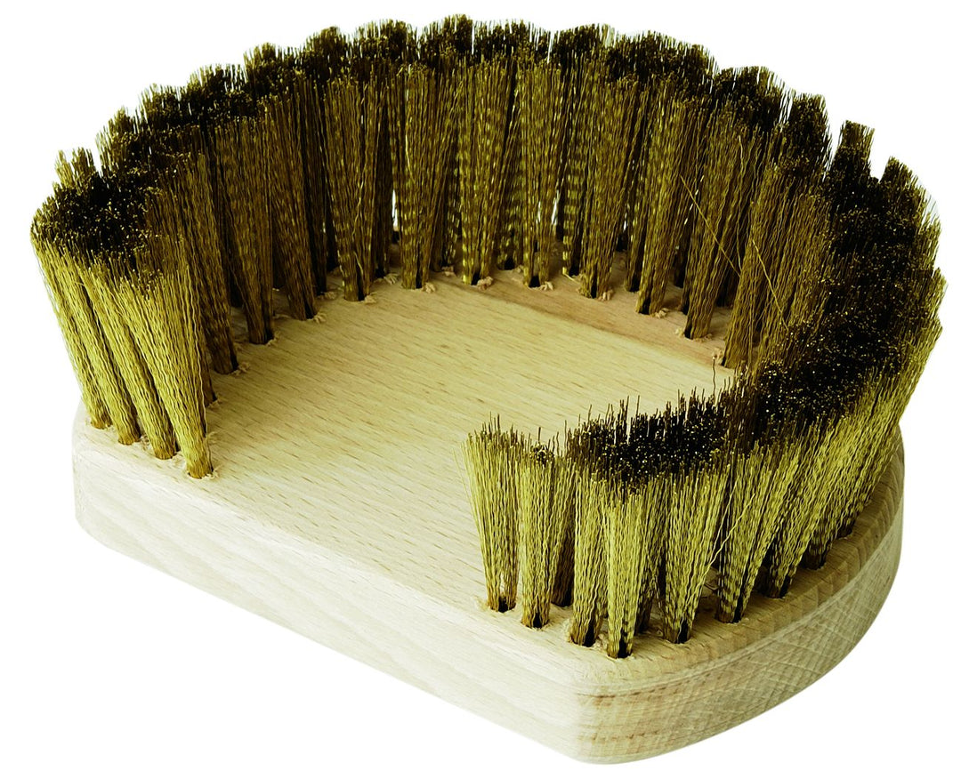 Argheri Gi.Metal 15cm / 6in Replacement Round Brass Bristle Brush Head front view